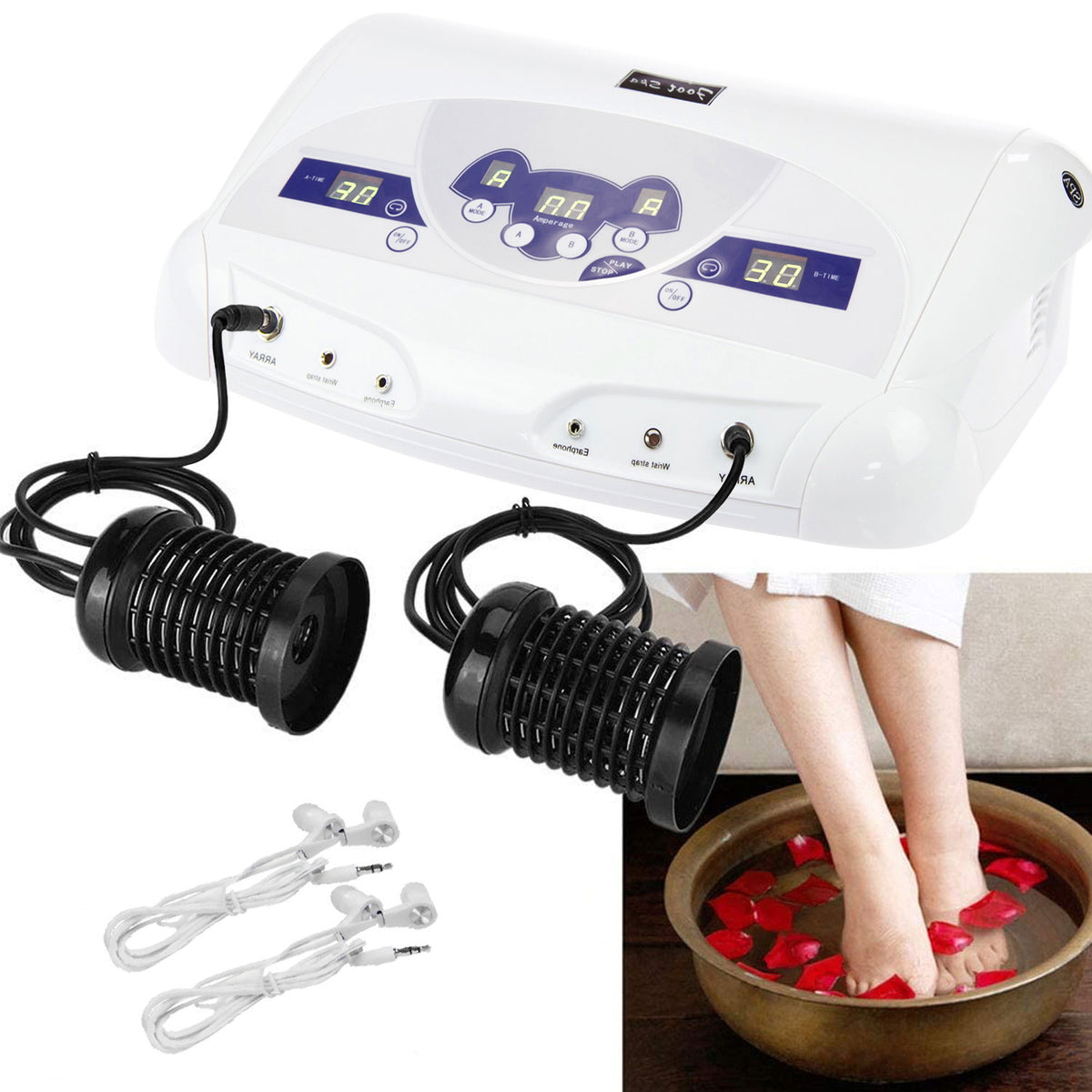 double ionic foot spa