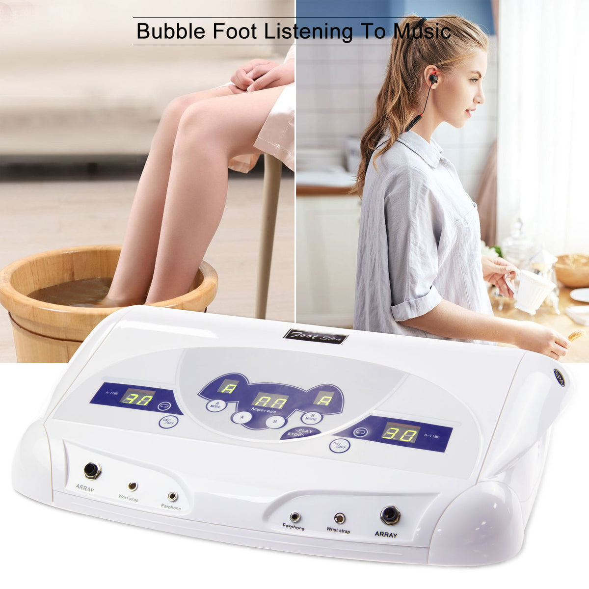 ionic foot bath with music